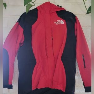 North face red woman’s ski jacket